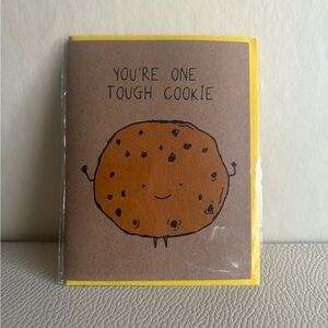 New greeting card in package-you’re one tough cookie